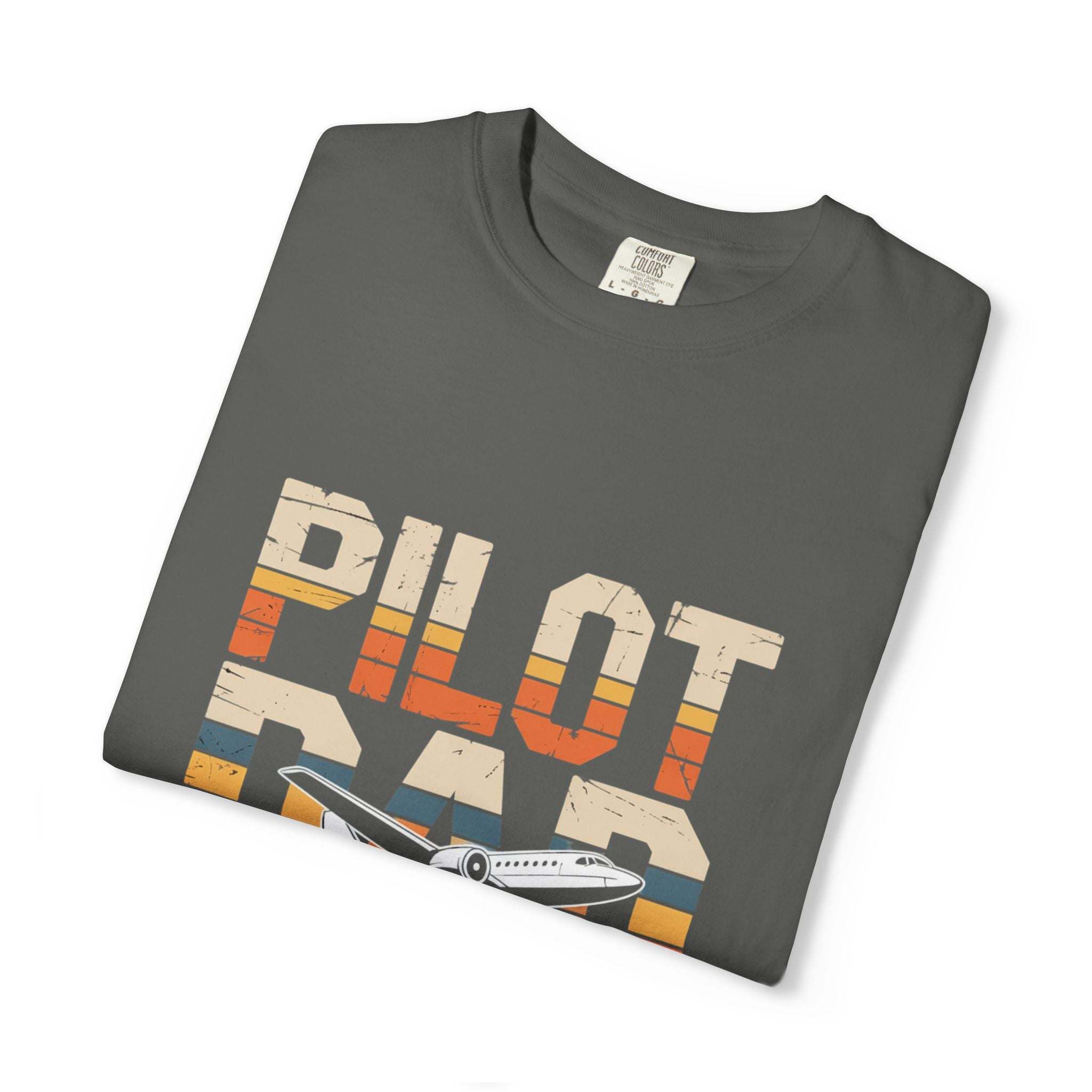 Pilot Dad Like a Normal Dad But Cooler T-shirt in vintage style on soft cotton fabric