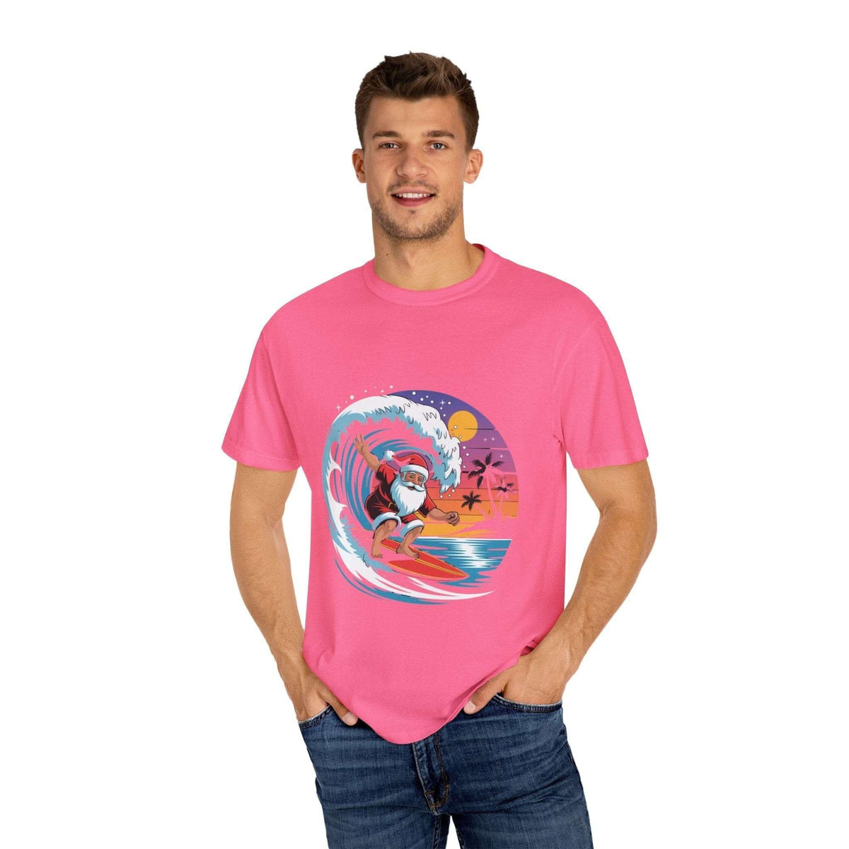 Surfing Santa T-shirt
