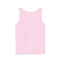 Pink casual tank top with relaxed fit and seamless design