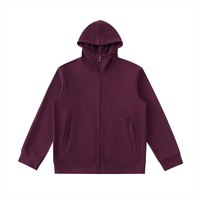 Heavyweight High Neck Zip-Up Hoodie