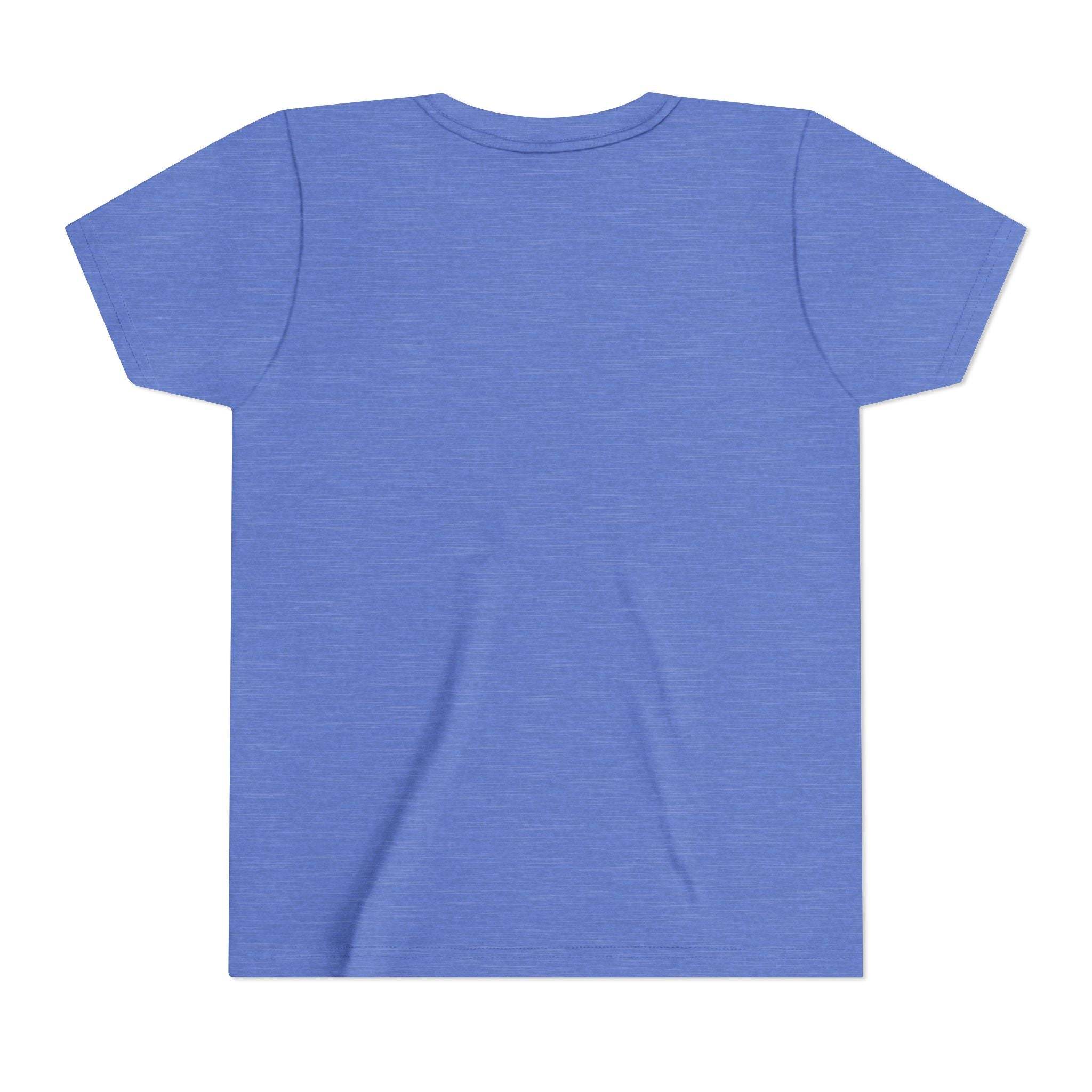 Blue t-shirt on a white background