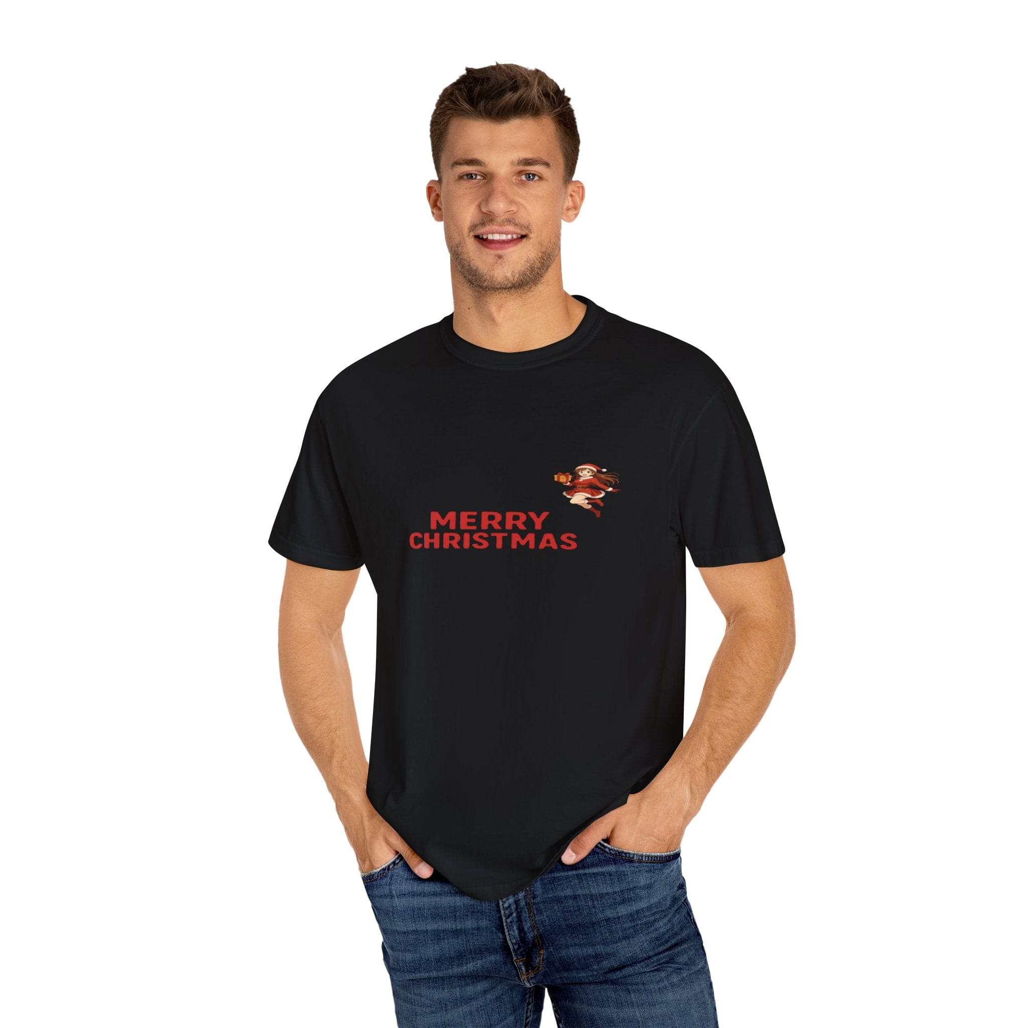 Anime Christmas Santa T-shirt