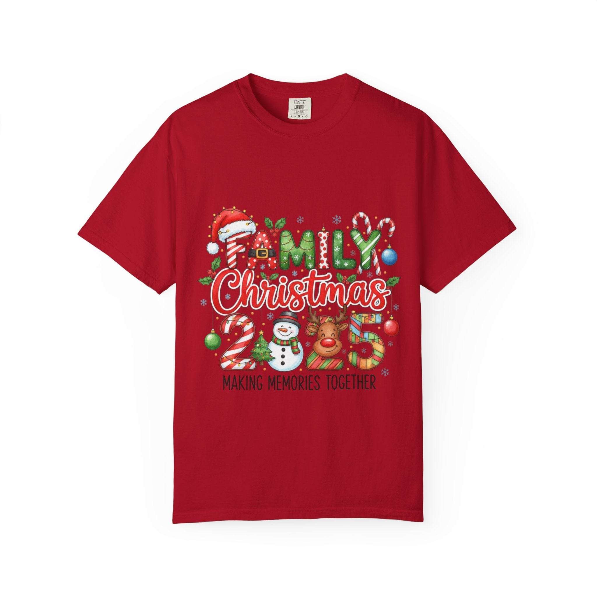 Garment-Dyed T-shirt - Family Christmas 2025
