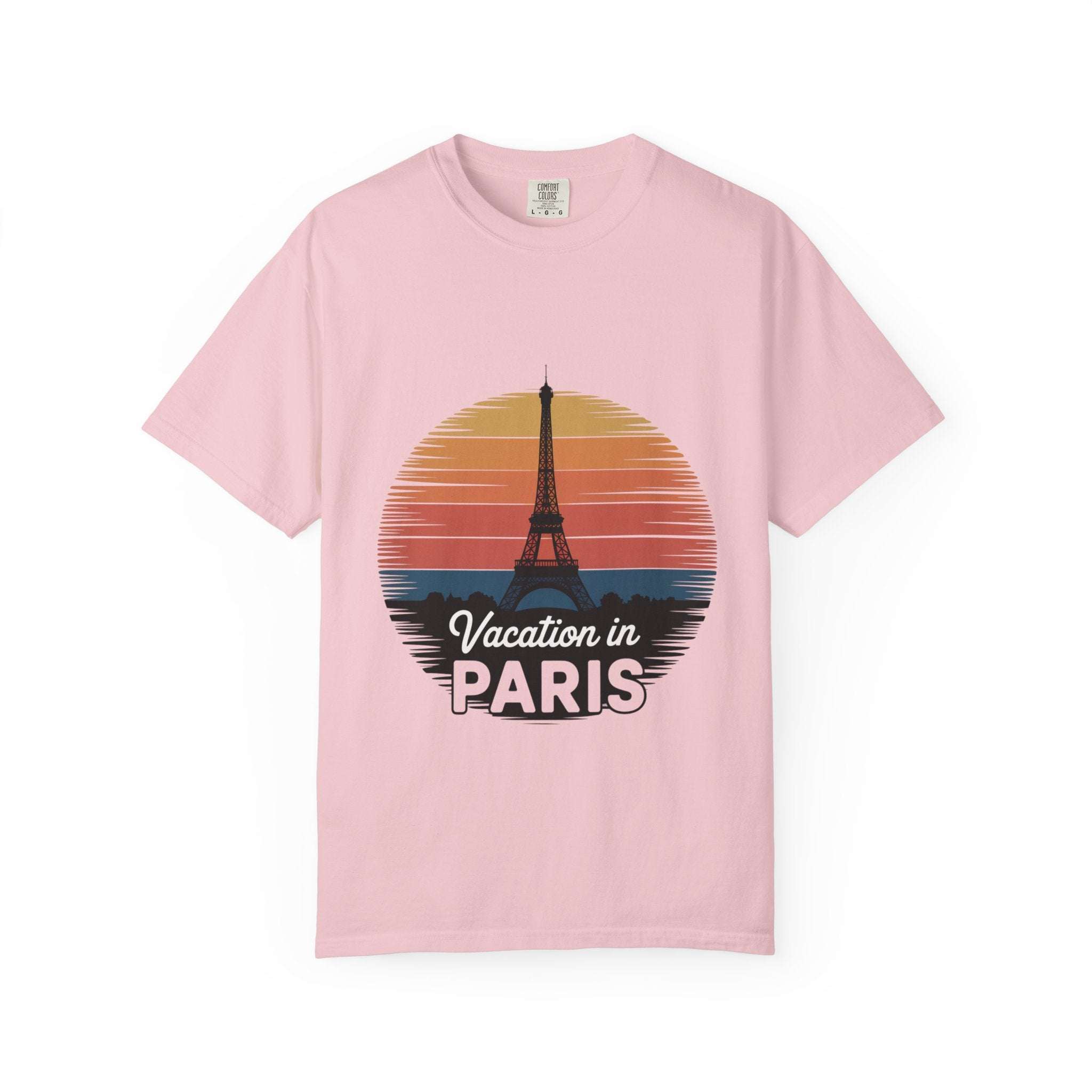 Garment-Dyed T-shirt Vacation in Paris Travel