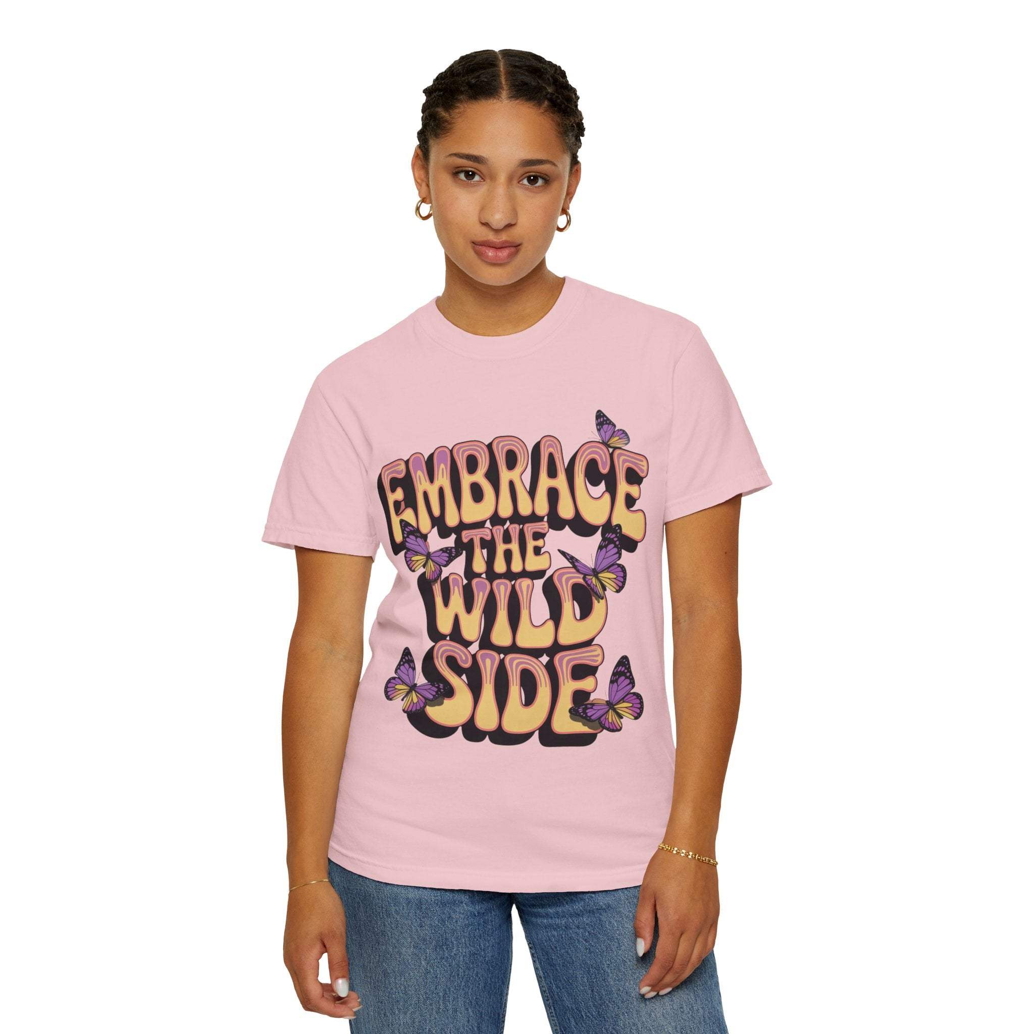 Garment-Dyed T-shirt - Embrace the Wild Side Print