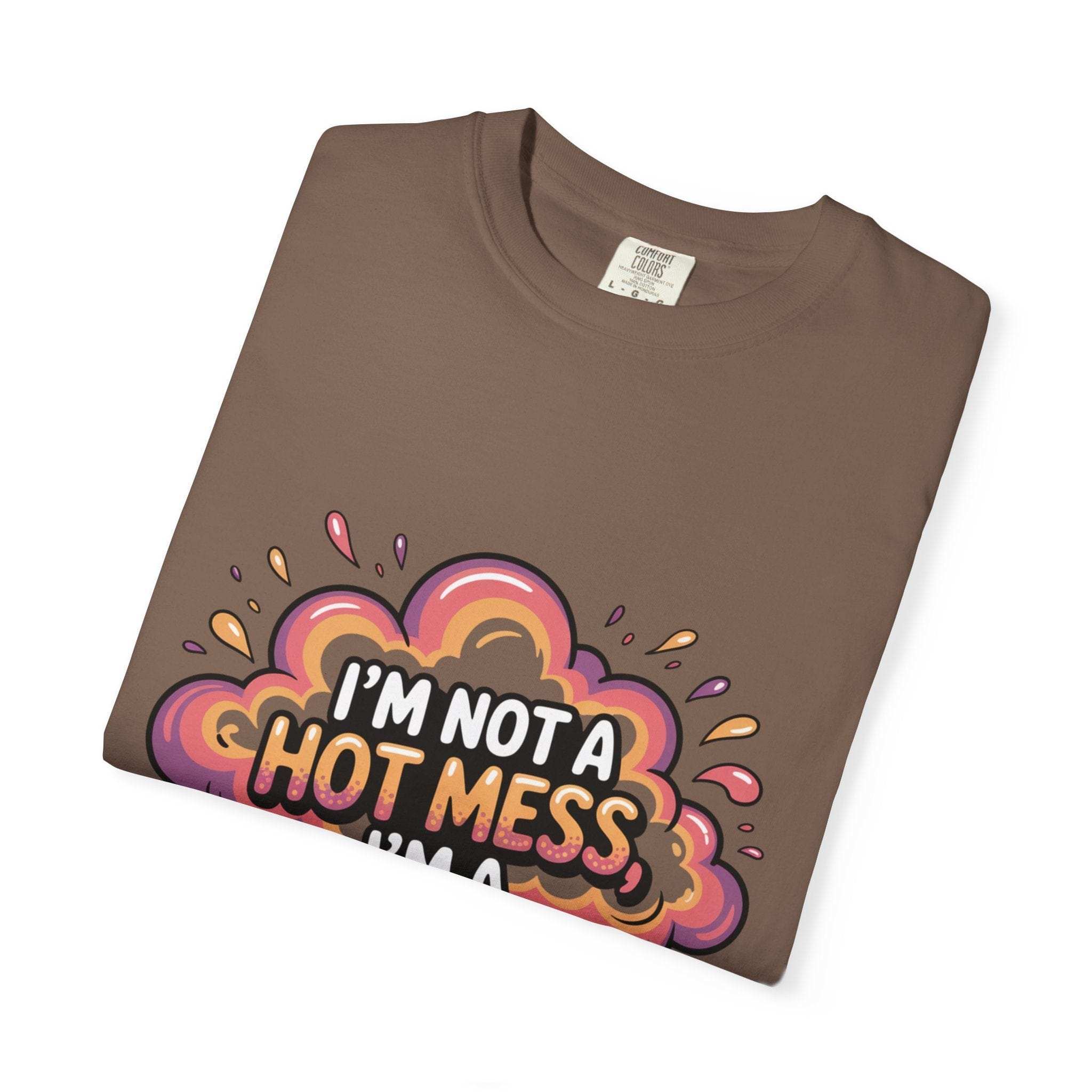 Graphic Tee - Spicy Disaster Unisex Garment-Dyed T-shirt