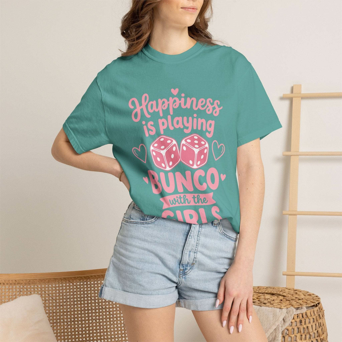 Happiness Is Playing Bunco with the Girls T-Shirt