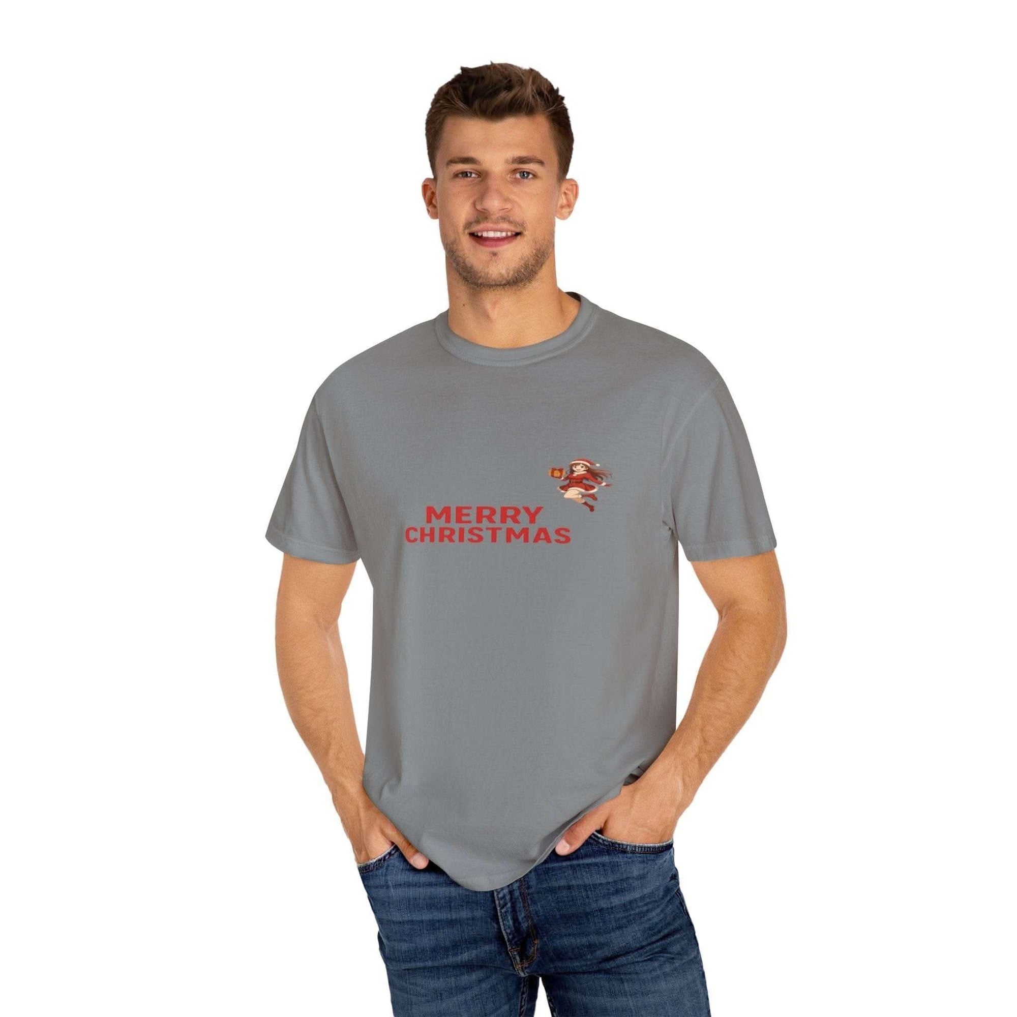 Anime Christmas Santa T-shirt