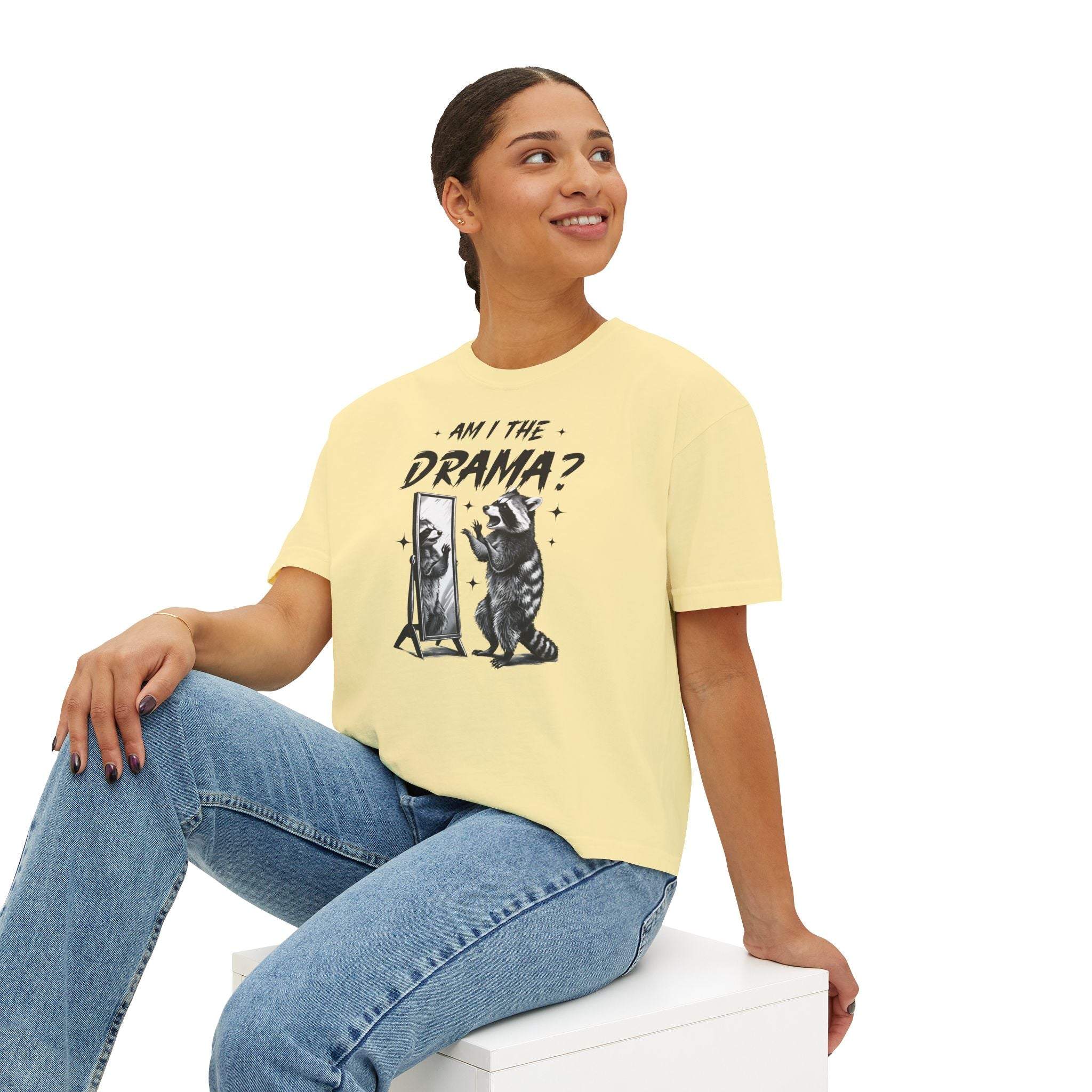 Boxy Tee - Am I The Drama Women's T-Shirt