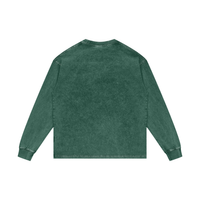 Acid Wash Oversized Long Sleeve Unisex Cotton T-Shirt