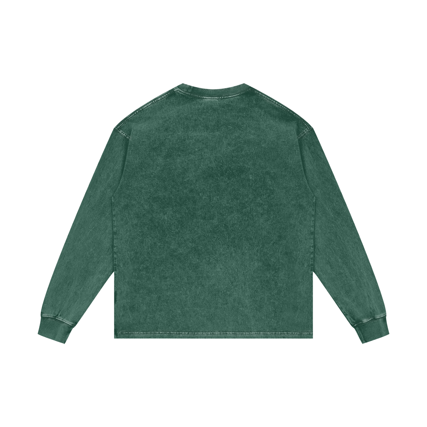 Acid Wash Oversized Long Sleeve Unisex Cotton T-Shirt