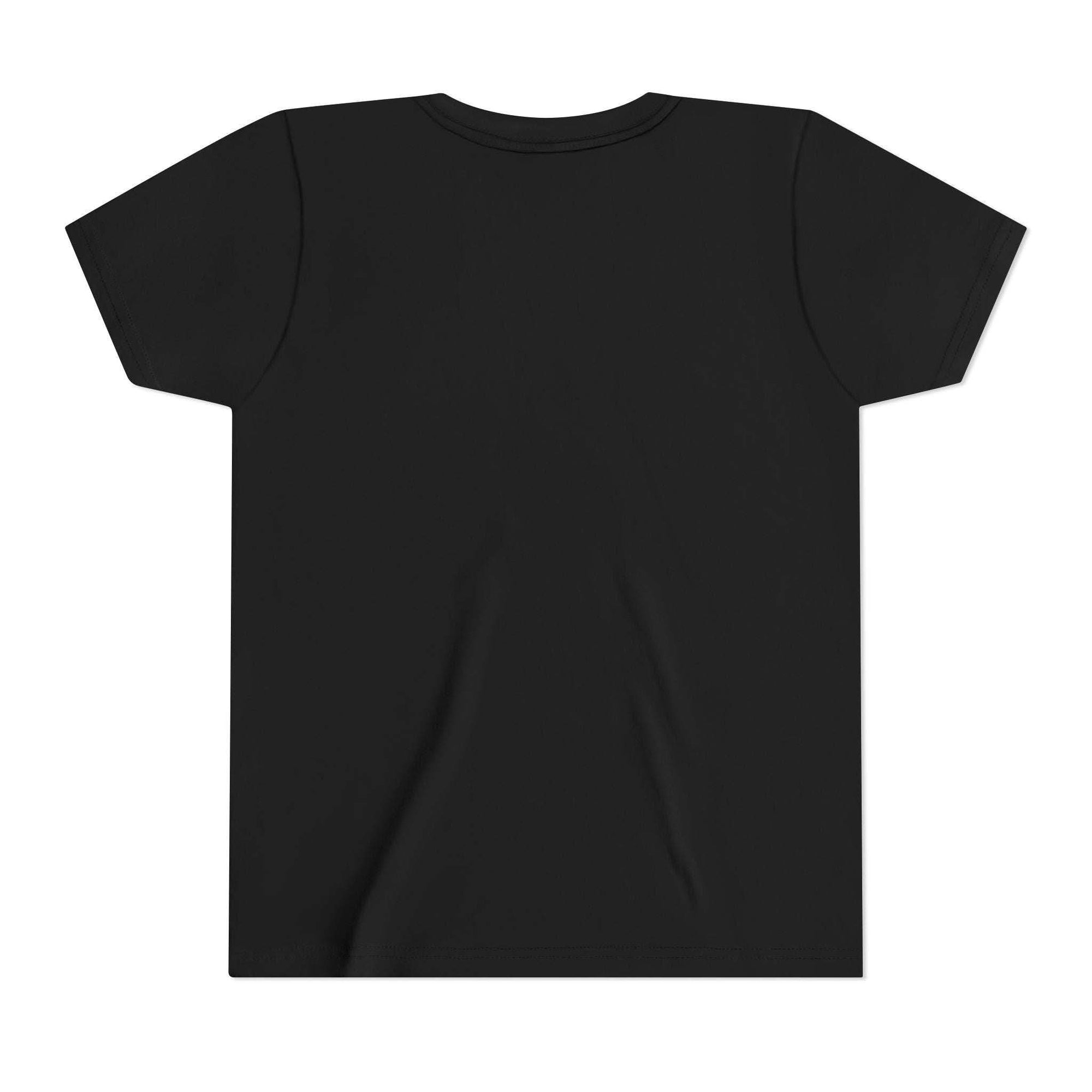 Breathable navy cotton youth tee featuring axolotl on a capybara design by Printify