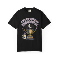 Award-Winning Insomniac T-Shirt – Funny Night Owl Coffee Tee