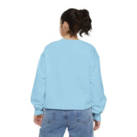 Pepper-colored sweatshirt with a preppy design, ideal for Christmas gifts, from Printify, available in sizes S, M, L.