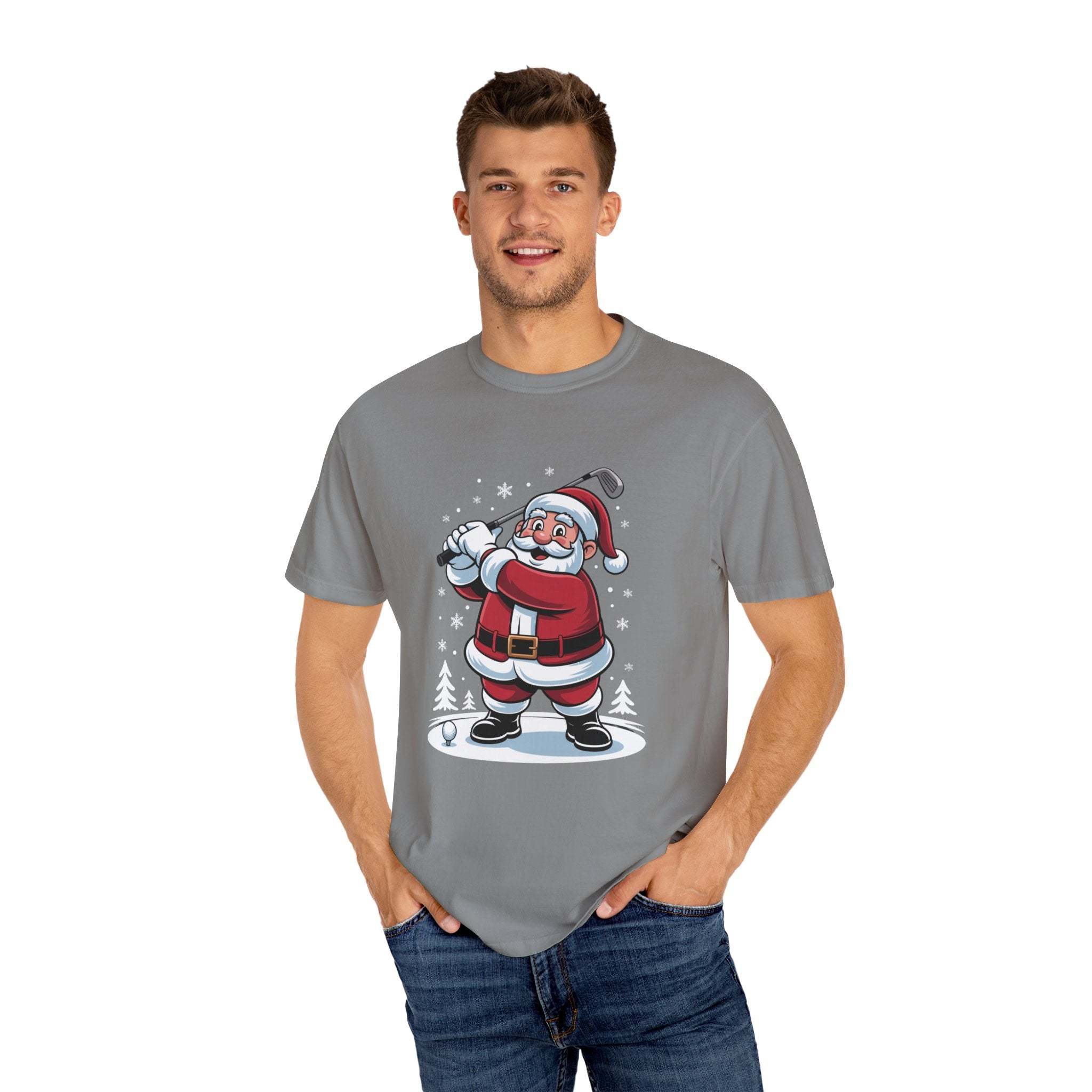 Santa Golfing Unisex T-shirt