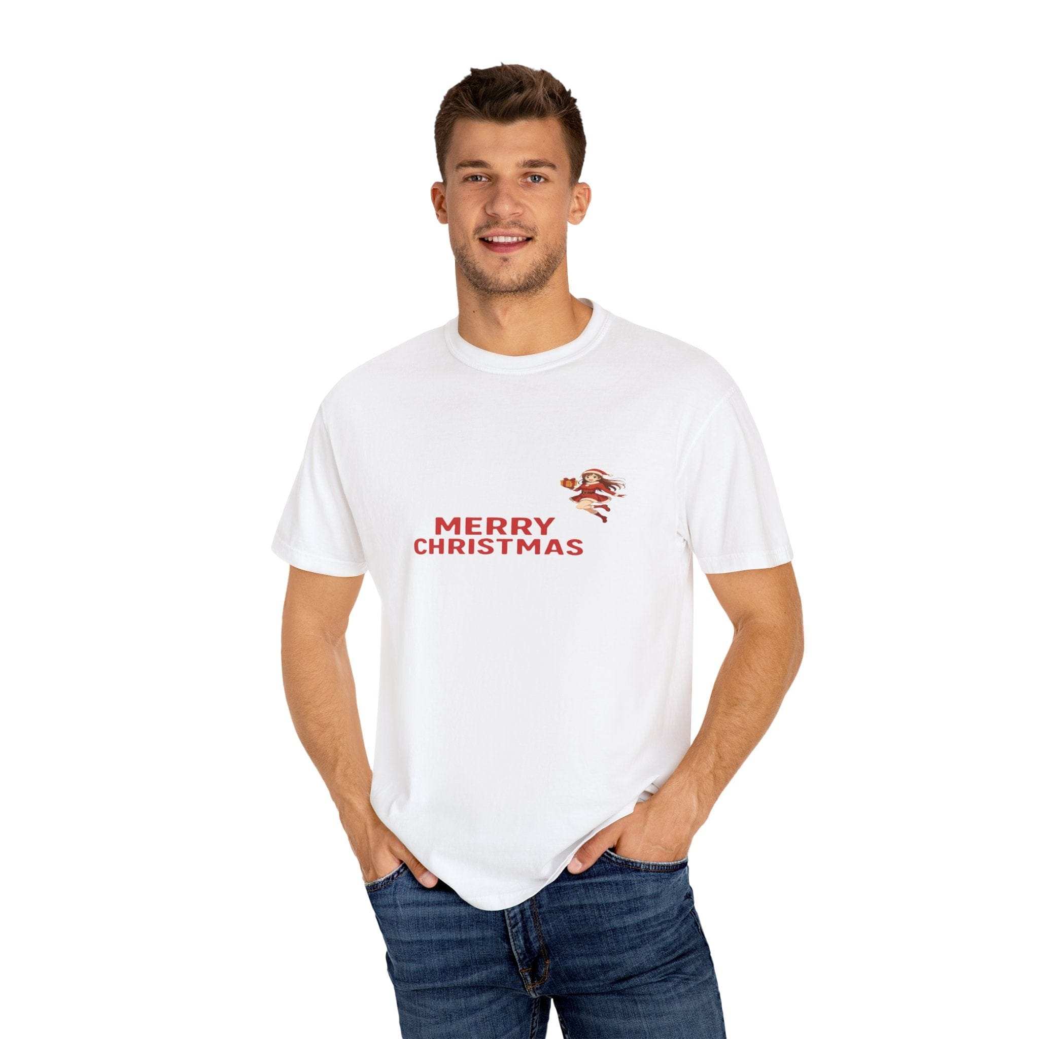 Anime Christmas Santa T-shirt