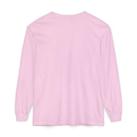 Preppy pink long sleeve t-shirt with nutcracker watercolor design for Christmas holiday