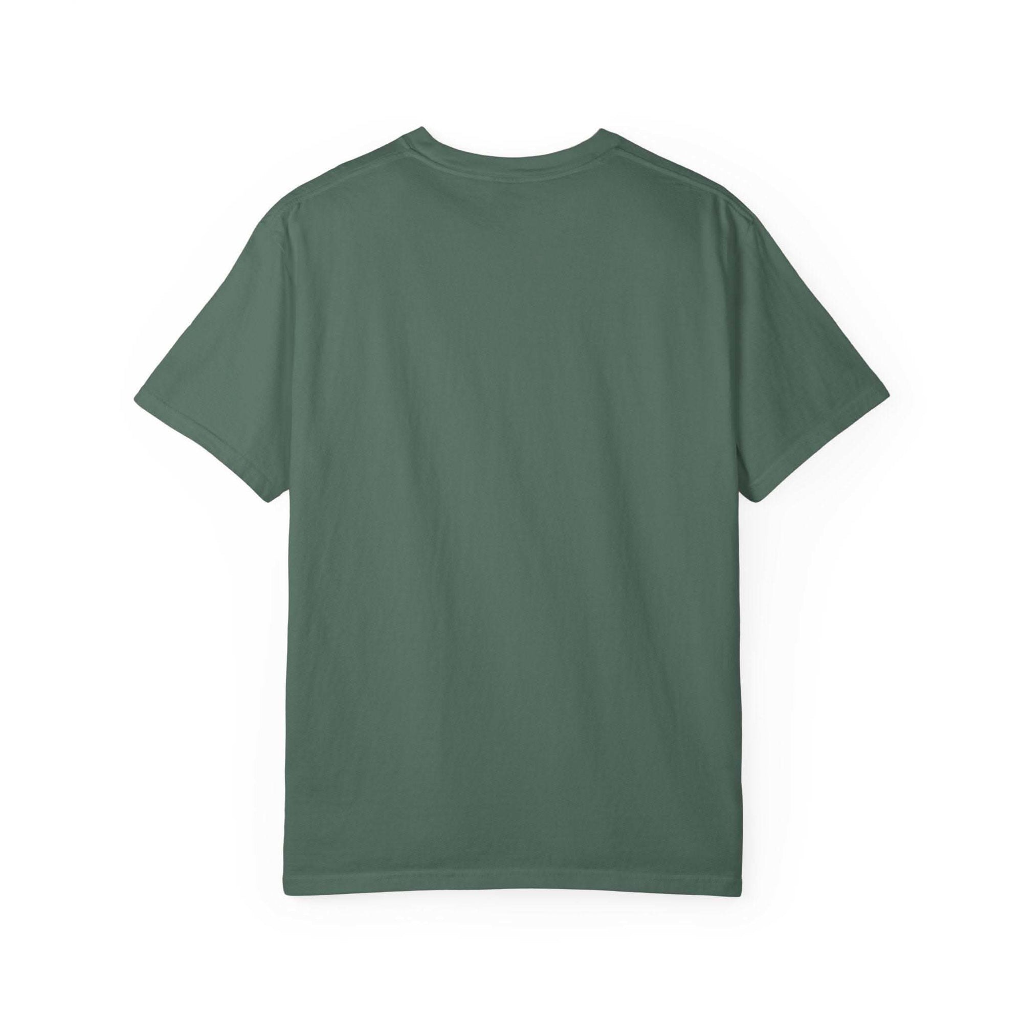 Coffee Is My Valentine skeleton graphic on vintage-washed T-shirt with relaxed fit