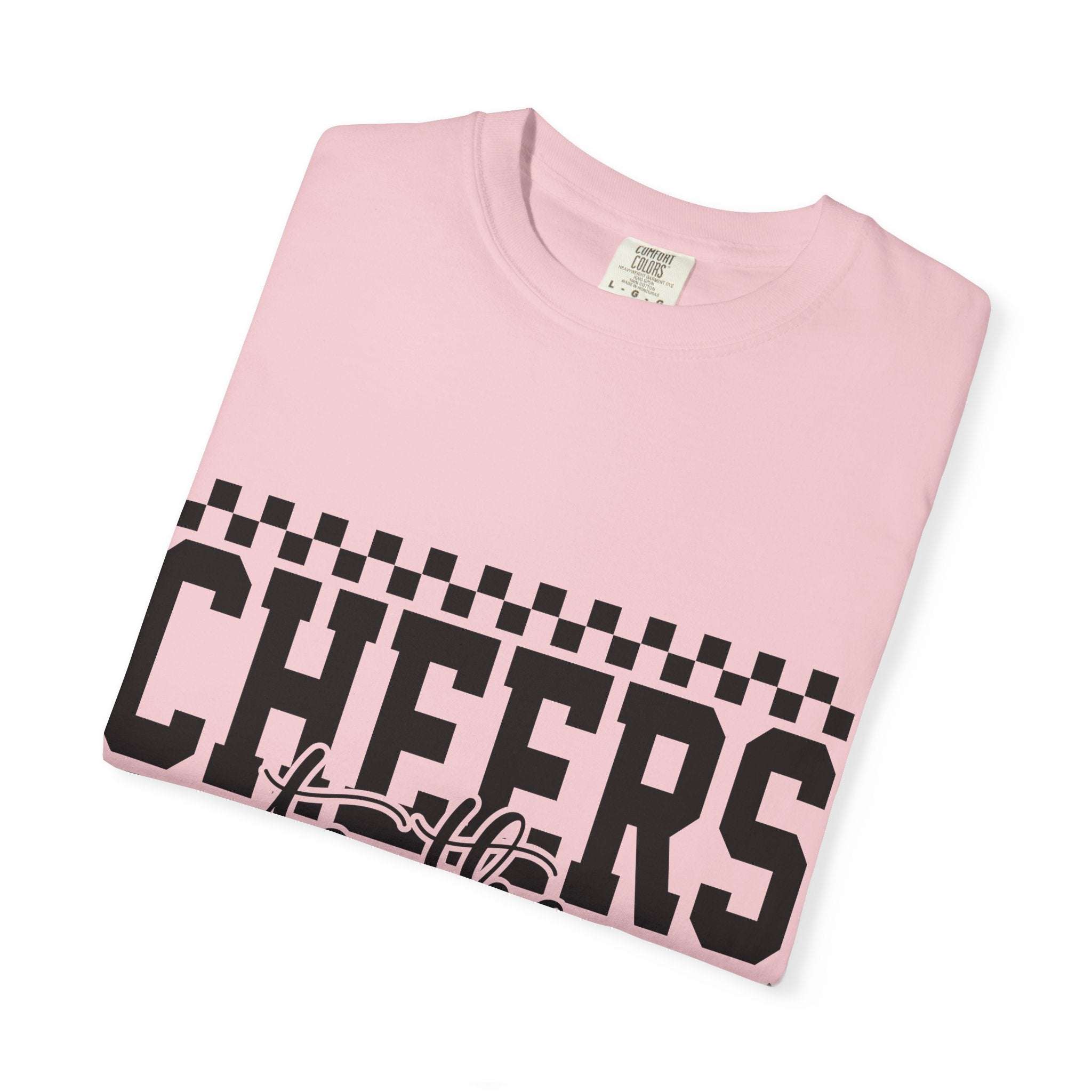 Cheers for the New Year T-Shirt with vintage garment-dyed look and relaxed fit for comfortable celebrations