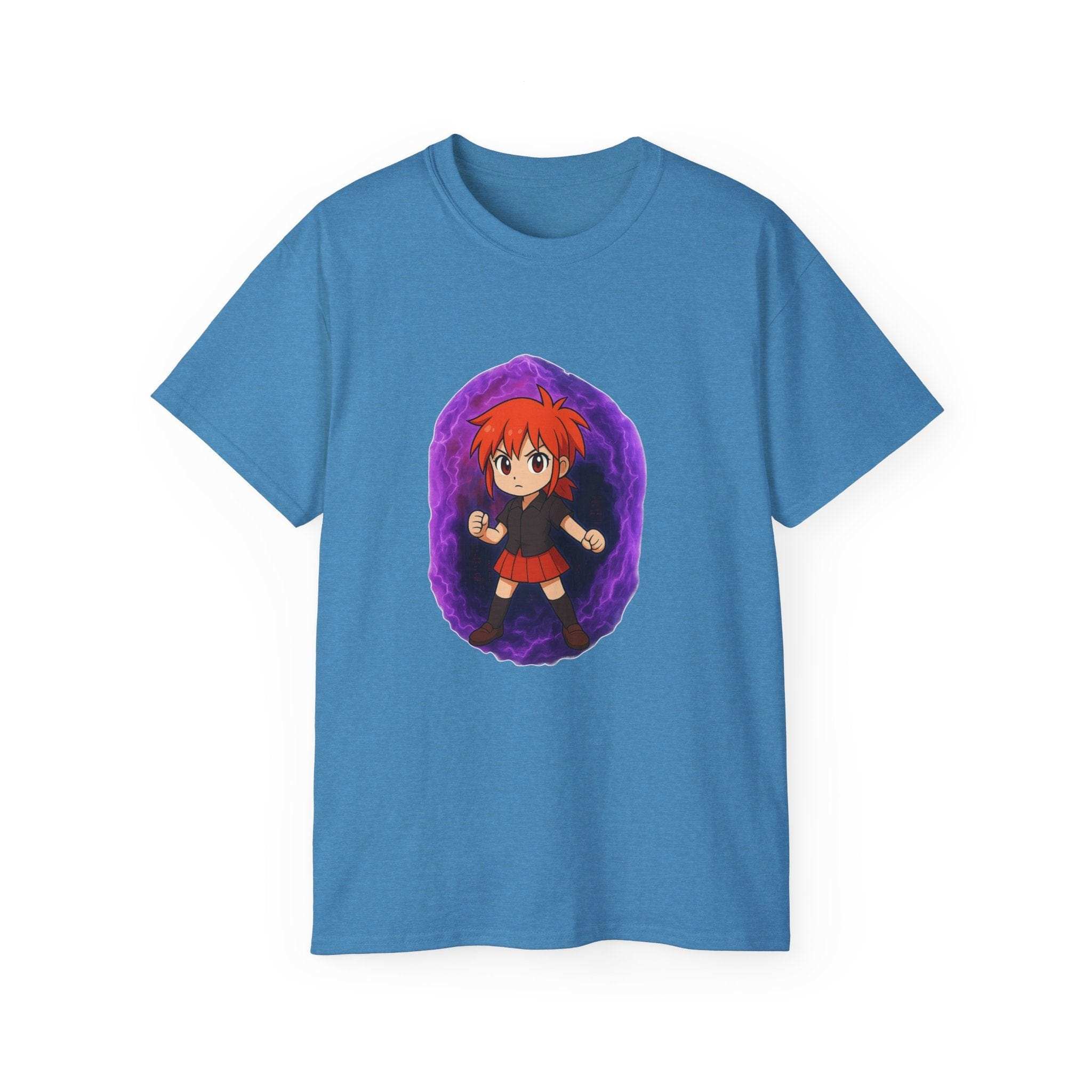 Anime Purple Power Girl Unisex T-shirt