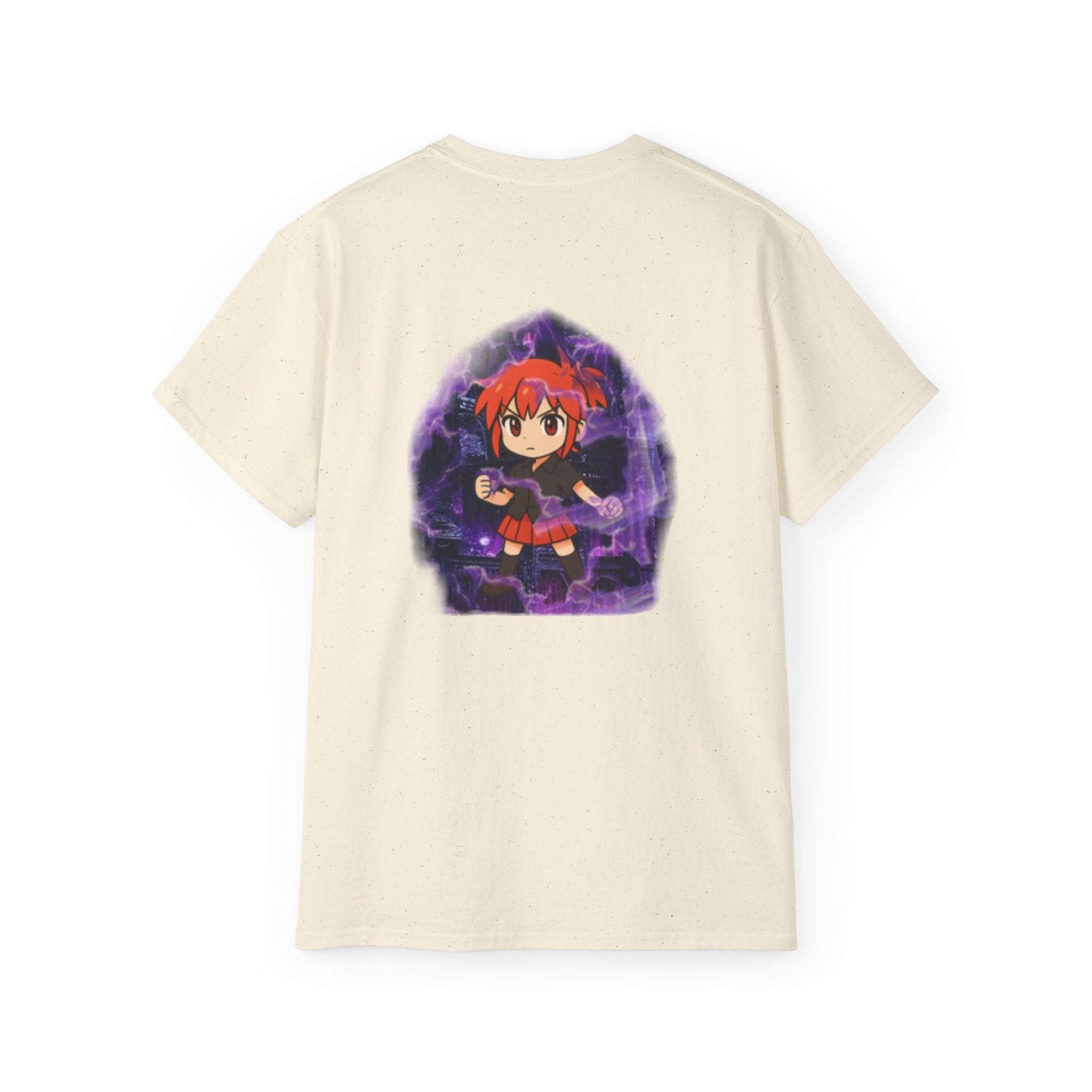Anime Purple Power Girl Unisex T-shirt