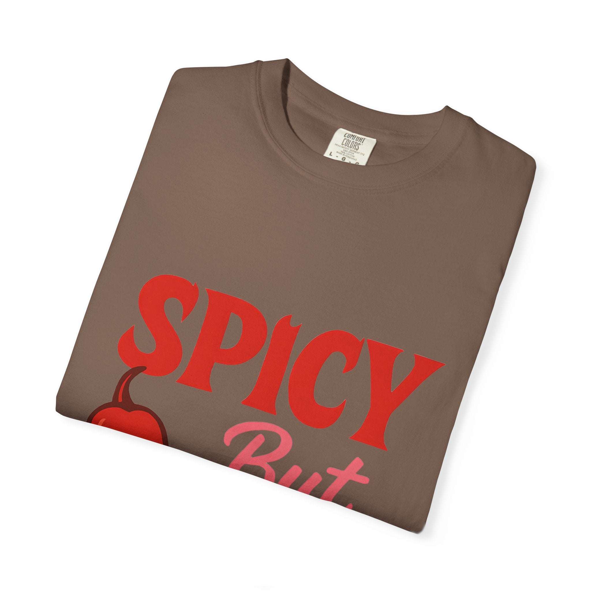 Spicy But Sweet T-shirt | Funny Unisex Garment-Dyed Tee for Foodies