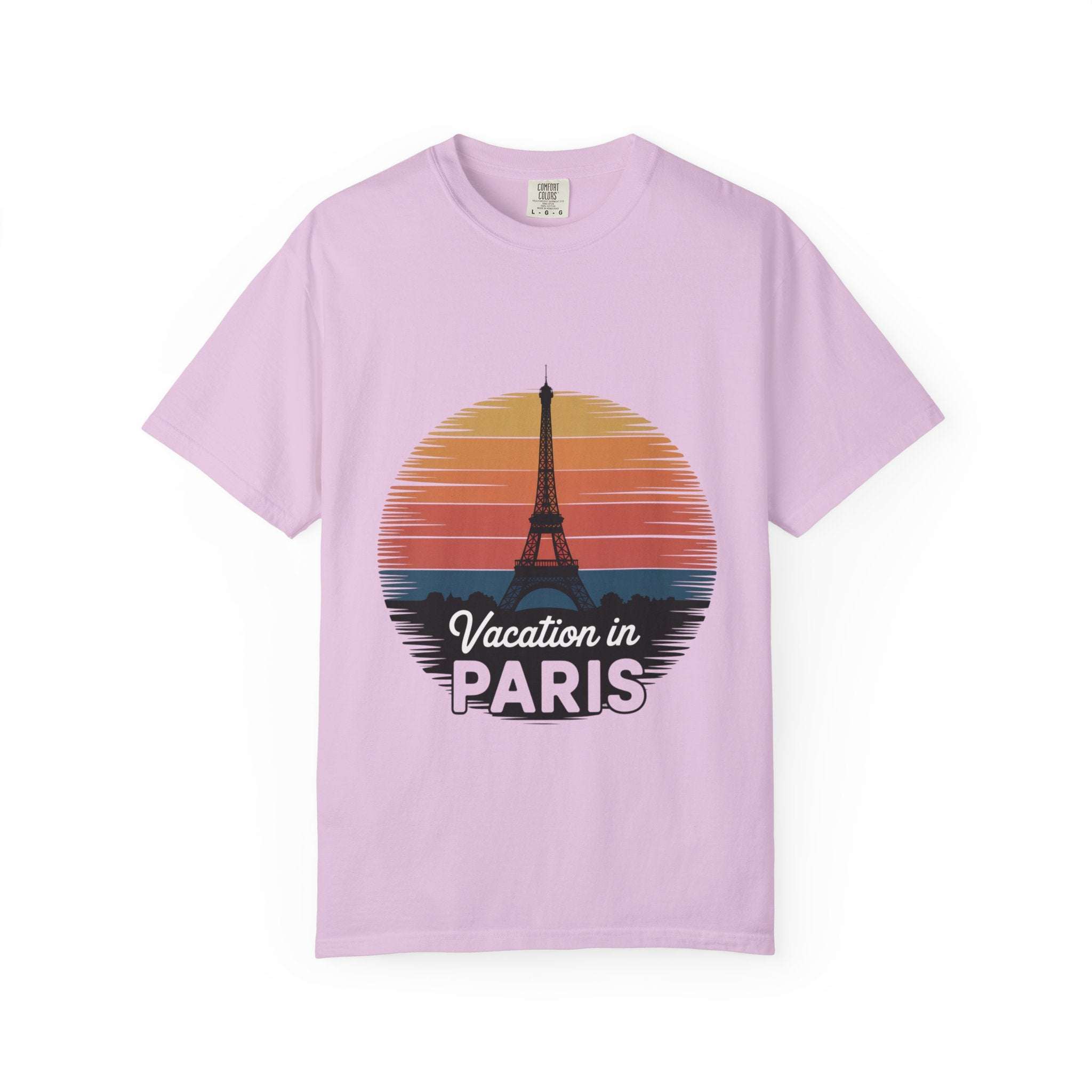 Garment-Dyed T-shirt Vacation in Paris Travel