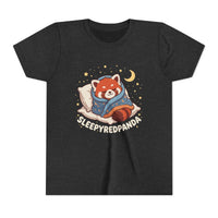 Sleepy Red Panda Youth Tee | cute sleeping red panda, moon pillow, kids shirt