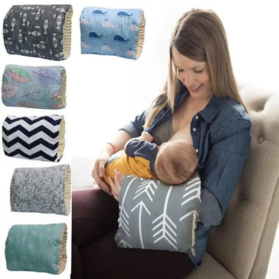 Adjustable Baby Cotton Nursing Arm Pillow for Comfortable Breastfeeding