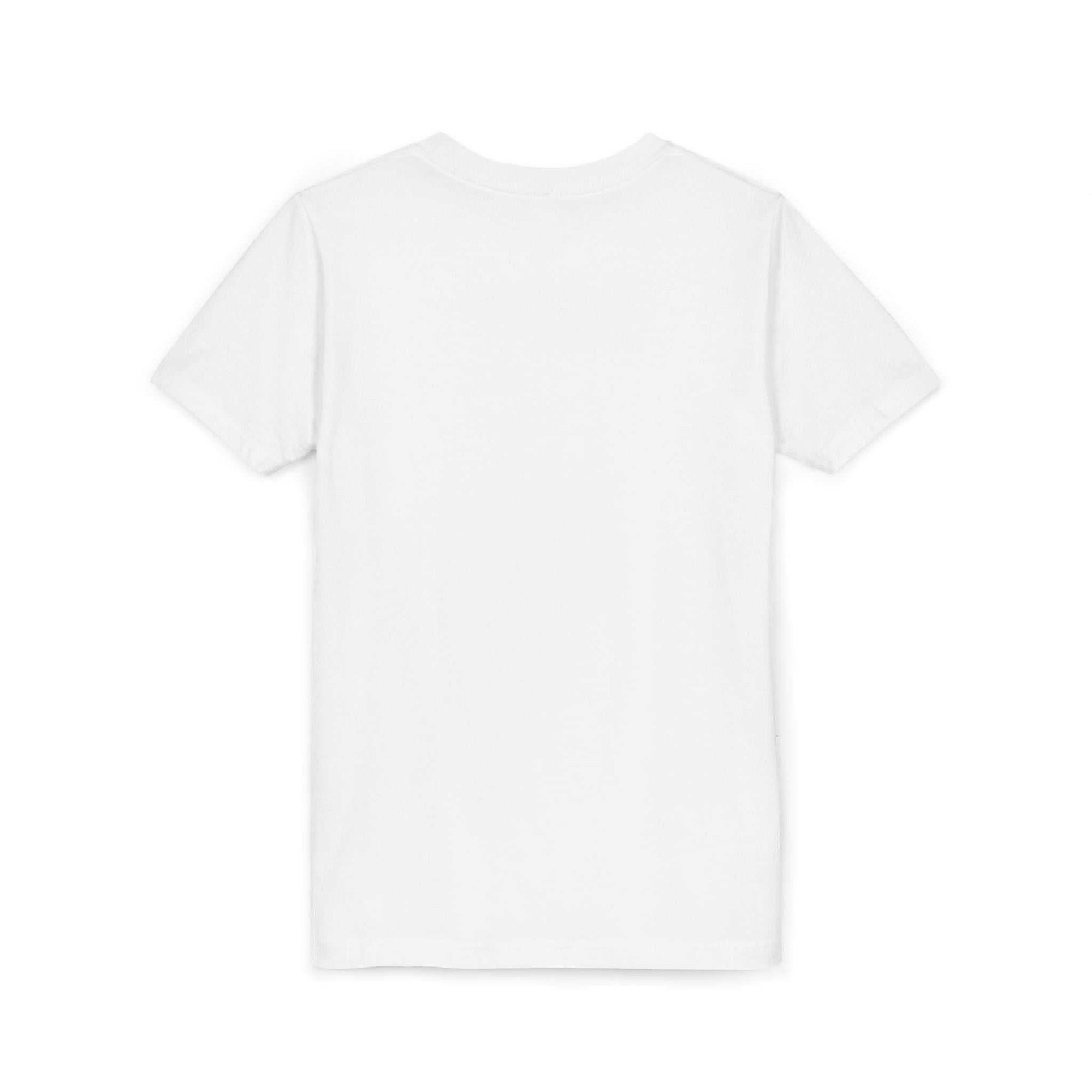 Youth tee featuring Highland cow with sunflowers design on soft cotton fabric