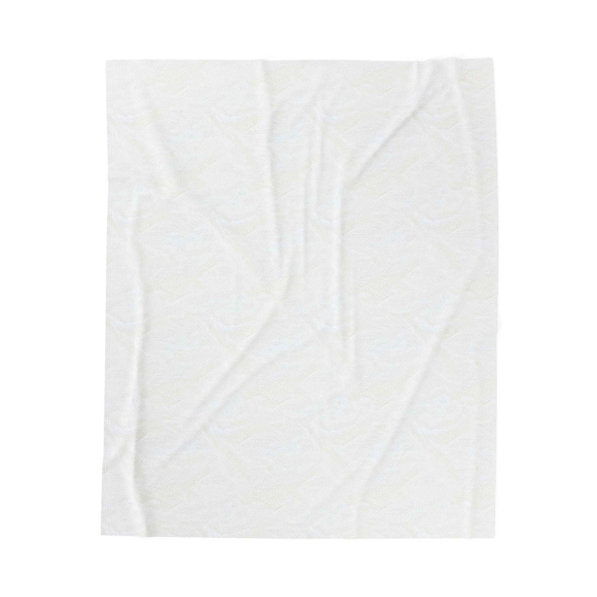 Tropical Hibiscus Floral Velveteen Plush Blanket | Hawaiian Flower Pattern