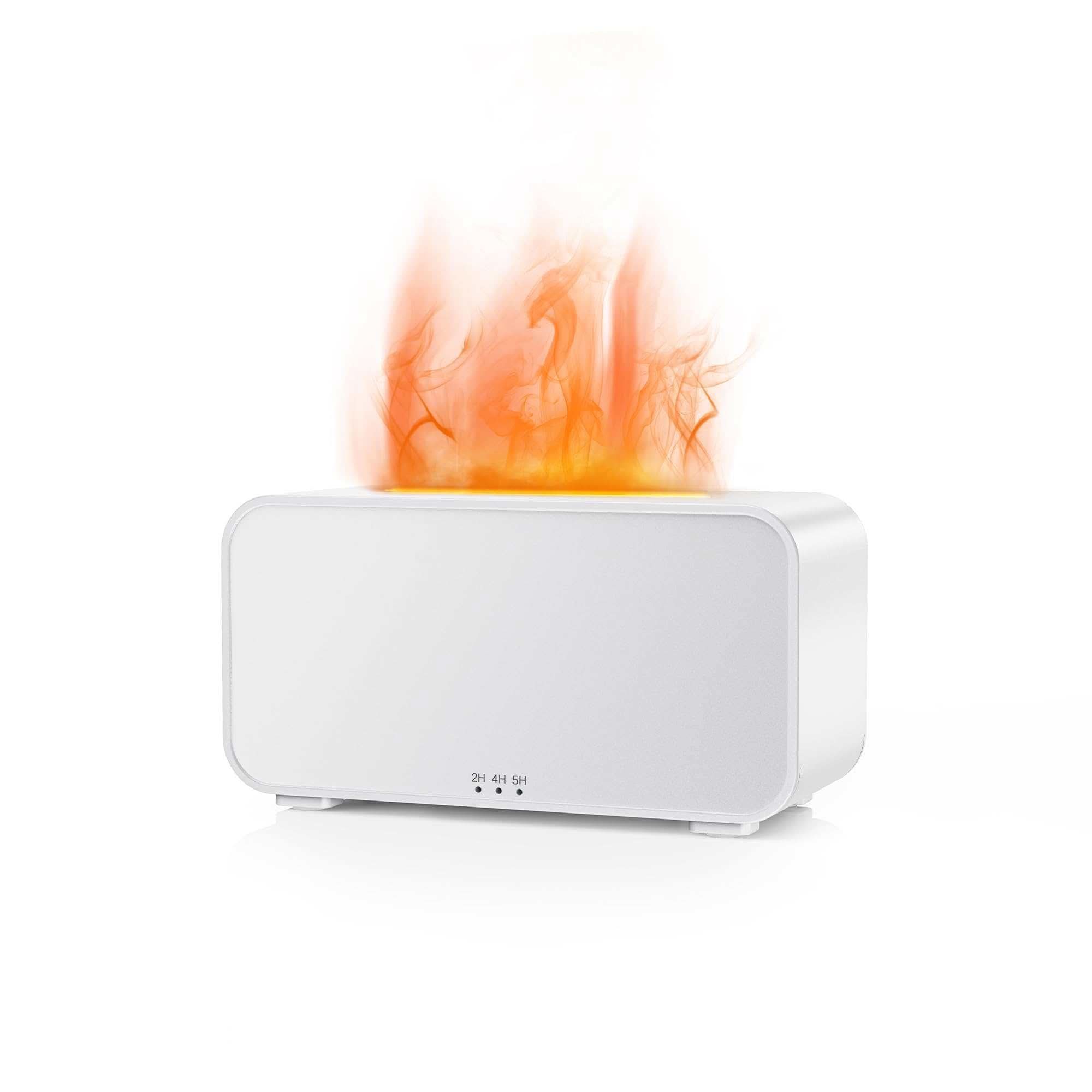 Compact ultrasonic humidifier with timer producing fine mist for improved indoor air quality