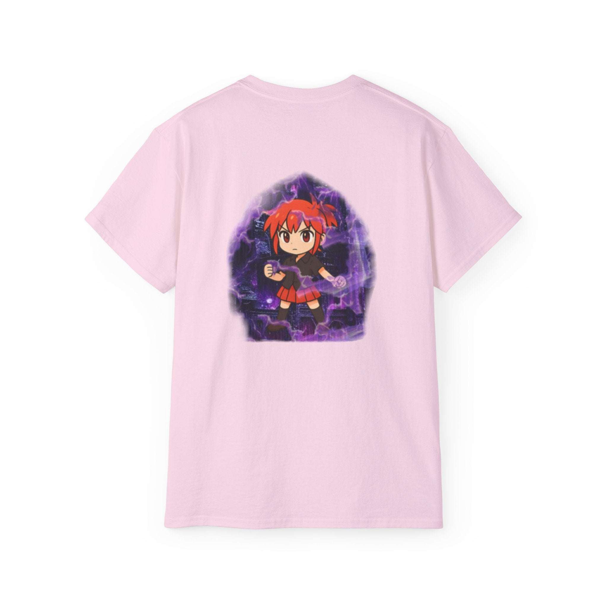 Anime Purple Power Girl Unisex T-shirt