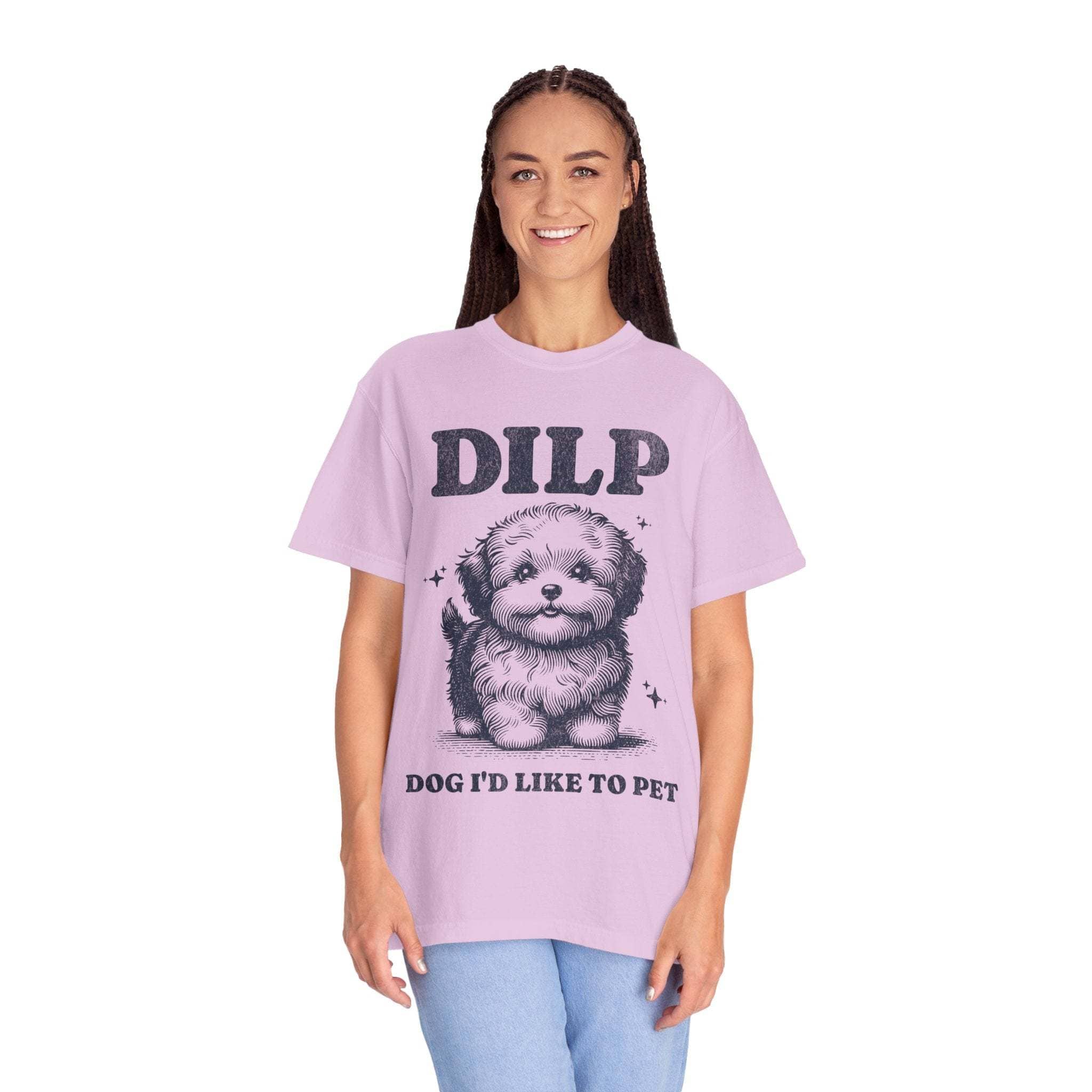 Garment-Dyed T-shirt - DILP Dog Id Like To Pet