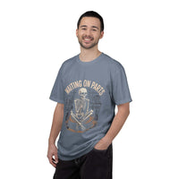 Vintage garment-dyed Waiting on Parts TShirt for mechanics with relaxed fit and soft cotton fabric