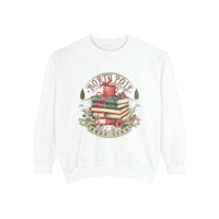 Vintage North Pole Book Club sweatshirt with cozy holiday design and soft cotton blend fabric