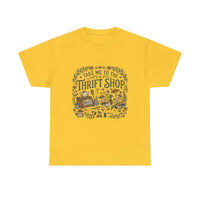 Take Me to the Thrift Shop Vintage Illustration T-Shirt