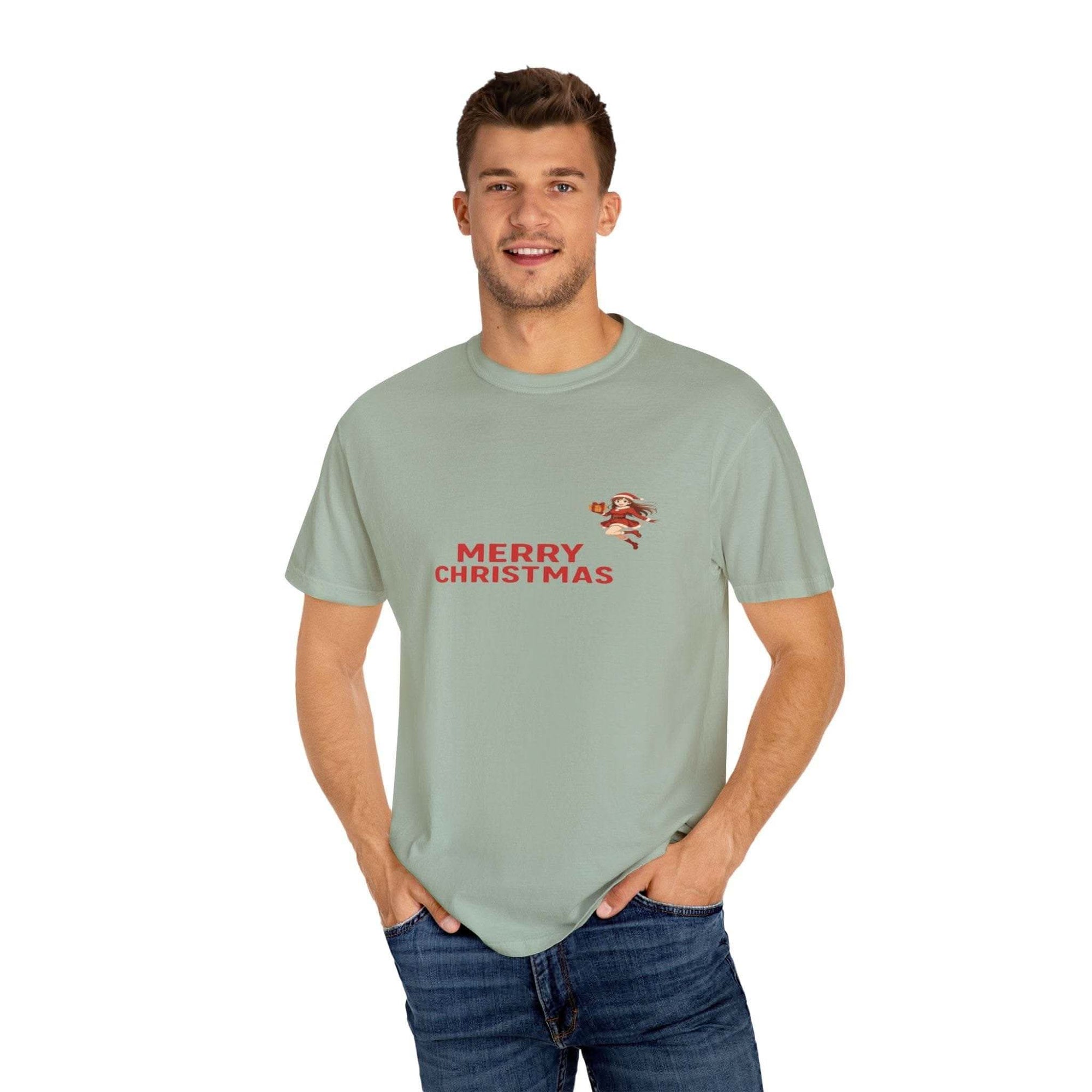 Anime Christmas Santa T-shirt