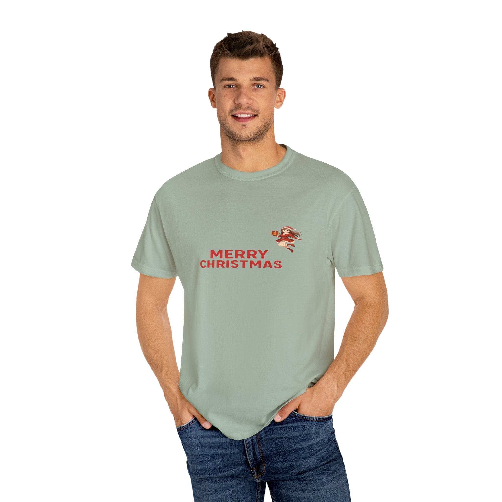 Anime Christmas Santa T-shirt