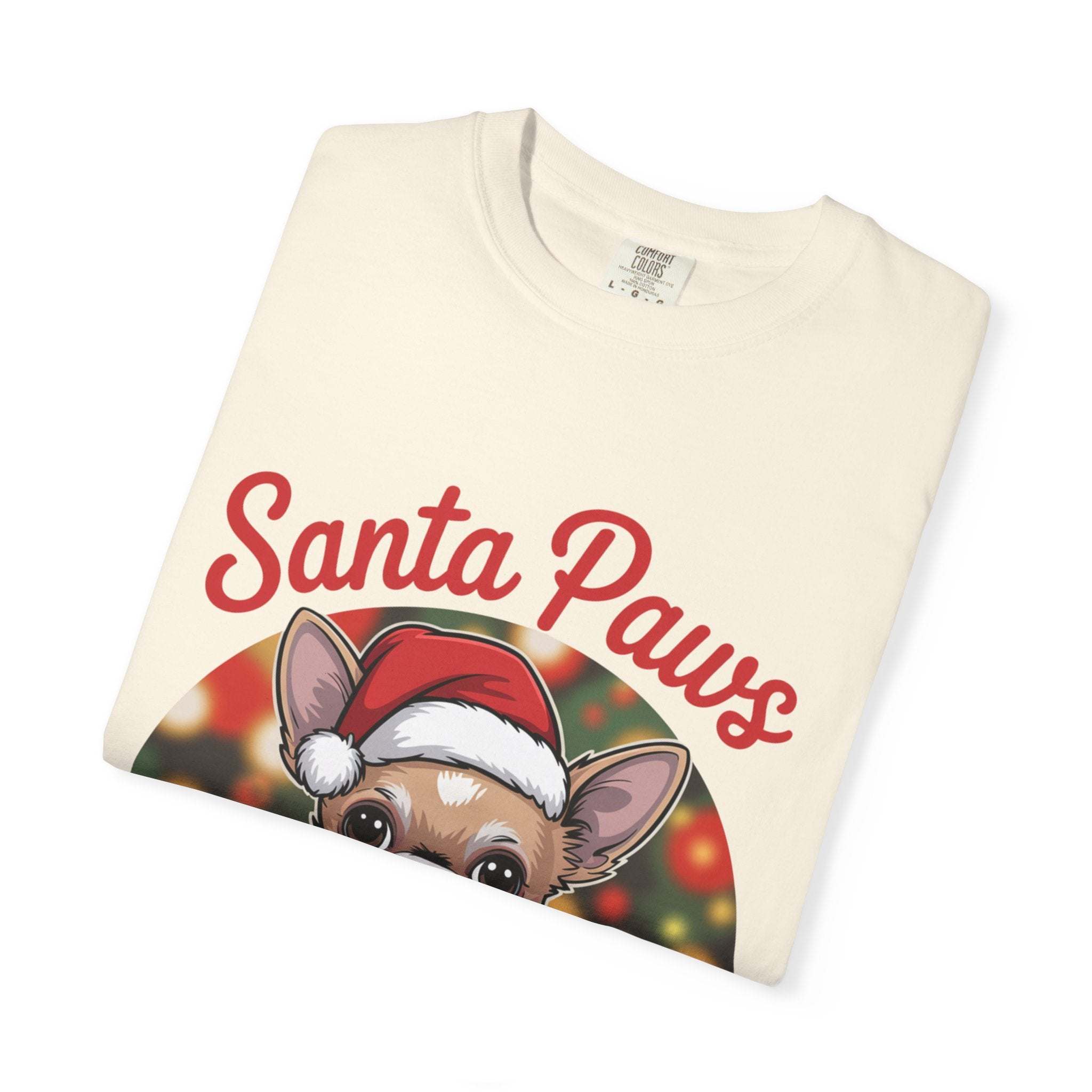 Chihuahua Santa Paws T-Shirt - Festive Holiday Dog Lover Tee