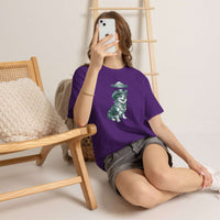 Alien Corgi Illustration Tee | UFO Dog Graphic T-Shirt
