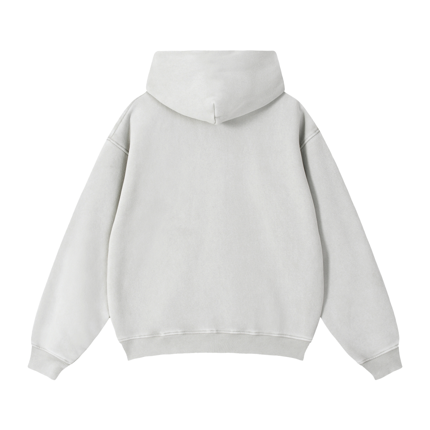 Zip-Through Boxy Fleece Hoodie | Oversized Unisex Streetwear Zip Hoodie