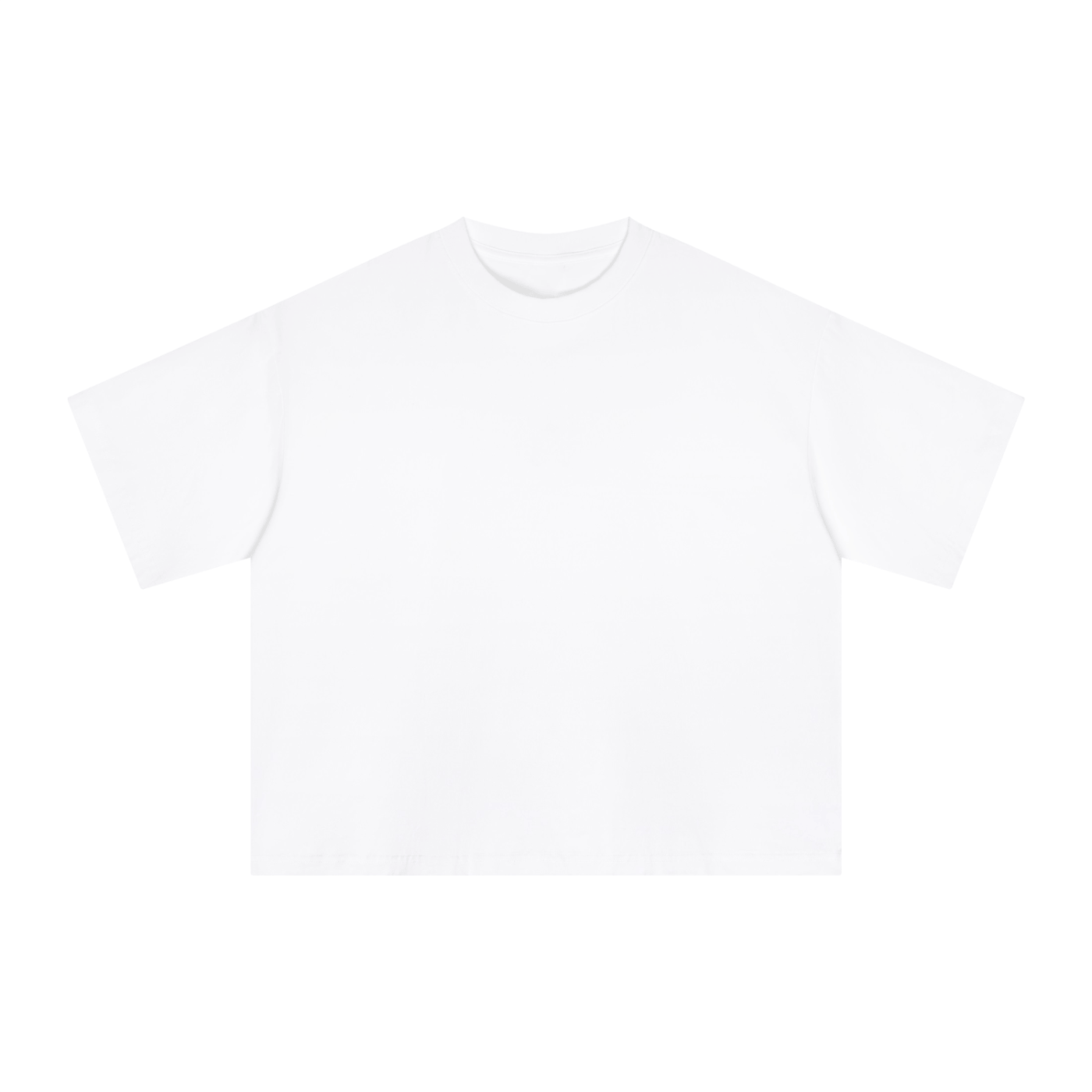 Essential Sorona Boxy T-Shirt white unisex cotton blend casual short sleeve oversized tee