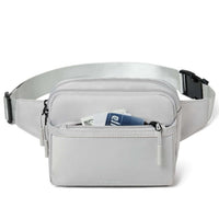 TravelTrend 3L Crossbody Waist Bag with multiple zippered compartments and adjustable strap