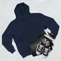 Retro San Diego surfboard graphic fleece hoodie with kangaroo pocket and adjustable hood