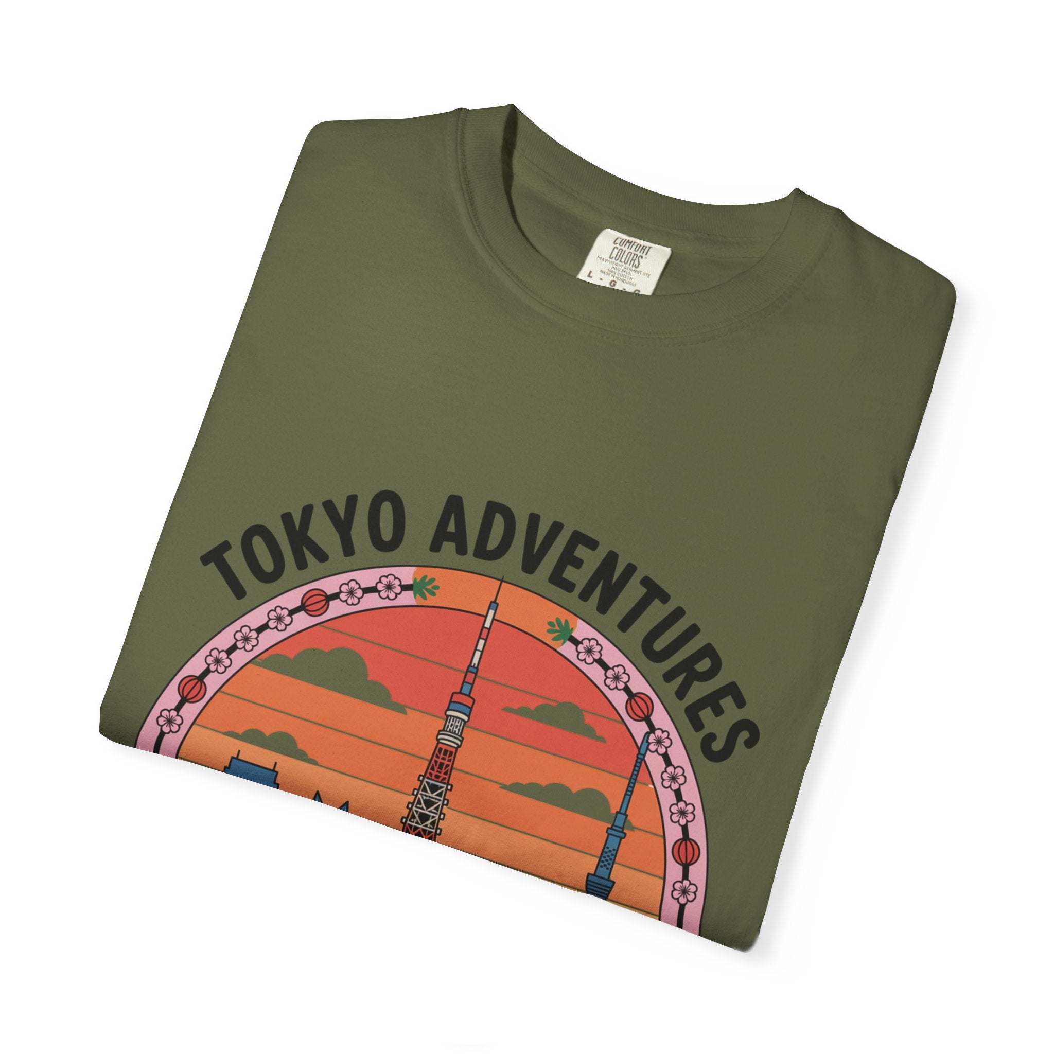 Garment-Dyed T-shirt - Tokyo Adventures Travel
