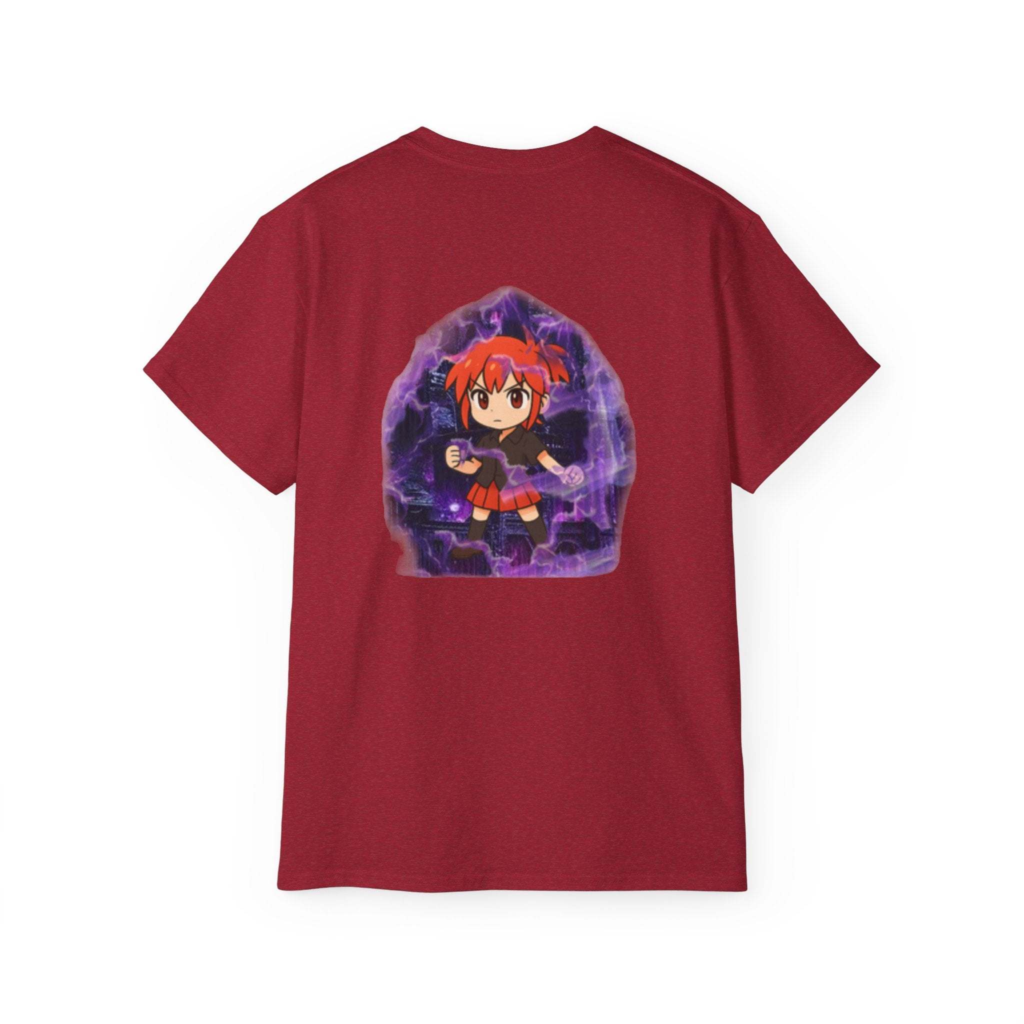 Anime Purple Power Girl Unisex T-shirt