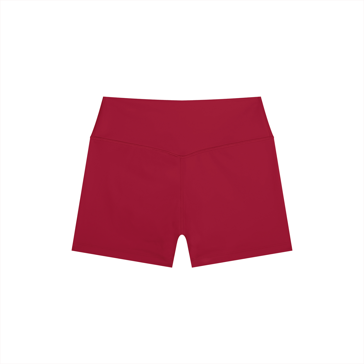 Women’s high rise yoga shorts in nylon spandex bodycon fit for workouts and casual wear
