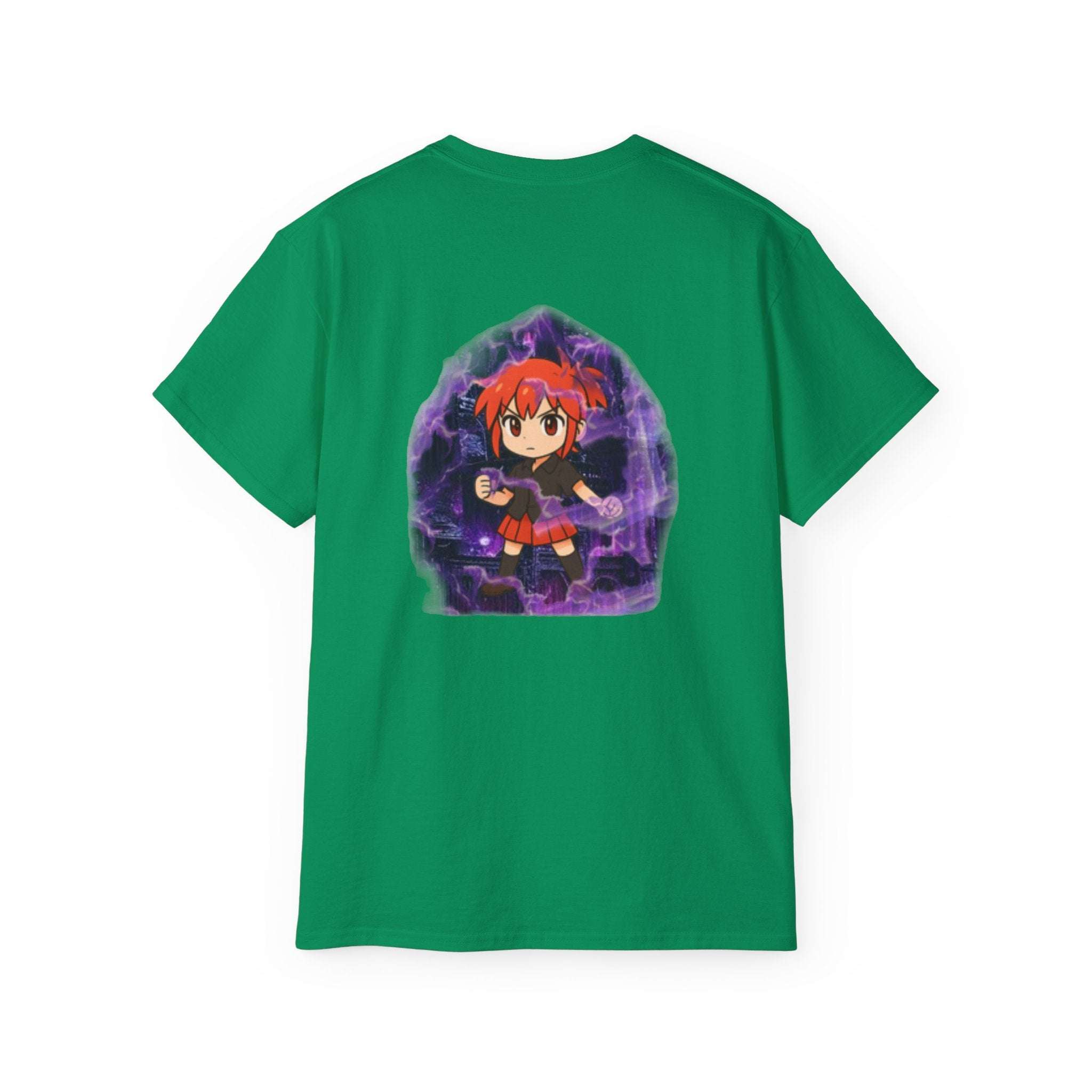Anime Purple Power Girl Unisex T-shirt