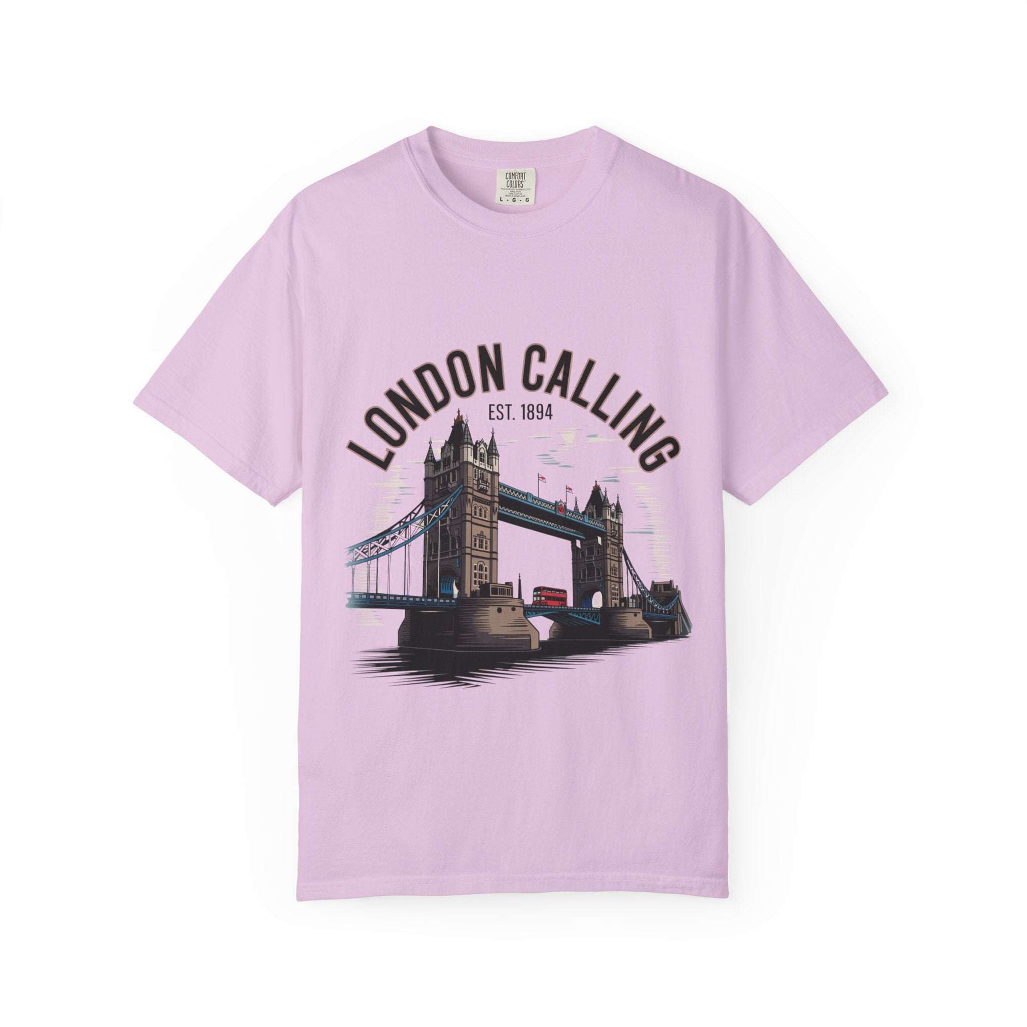 London Calling Travel T-Shirt - Unisex Garment-Dyed